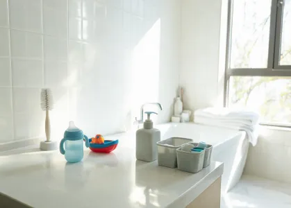Family bath and feeding setup